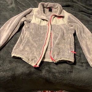 Girls North Face fluffy jacket. Perfect condition.